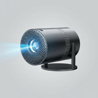 Salange P300 Mini Portable Projector - 4K 8K Video Decoding, 720P HD, Android 11, Wi-Fi, BT 5.1