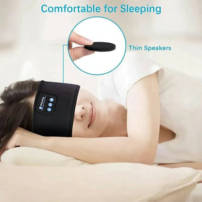 Bluetooth Sleep Headband – Wireless Headphones, Built-In Speakers, Comfortable Fabric, 10-Hour Battery Life